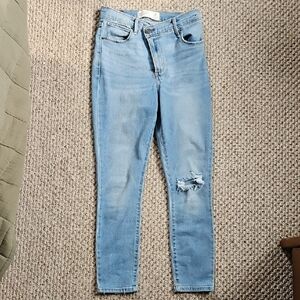 Abercrombie And Fitch Ankle Jean High Rise 27 4s 27s 4 Short Petite